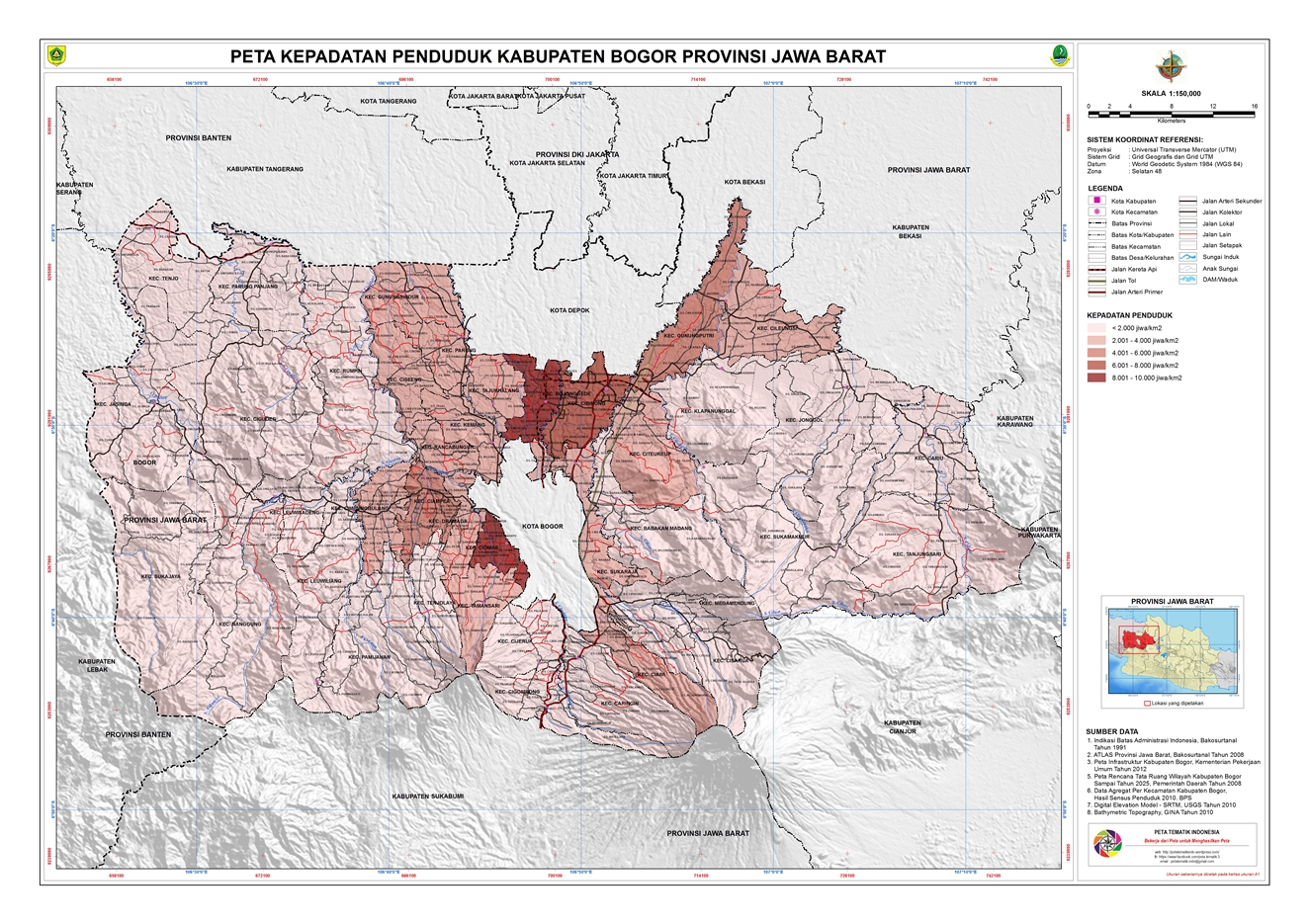 Detail Peta Kabupaten Bogor Nomer 20