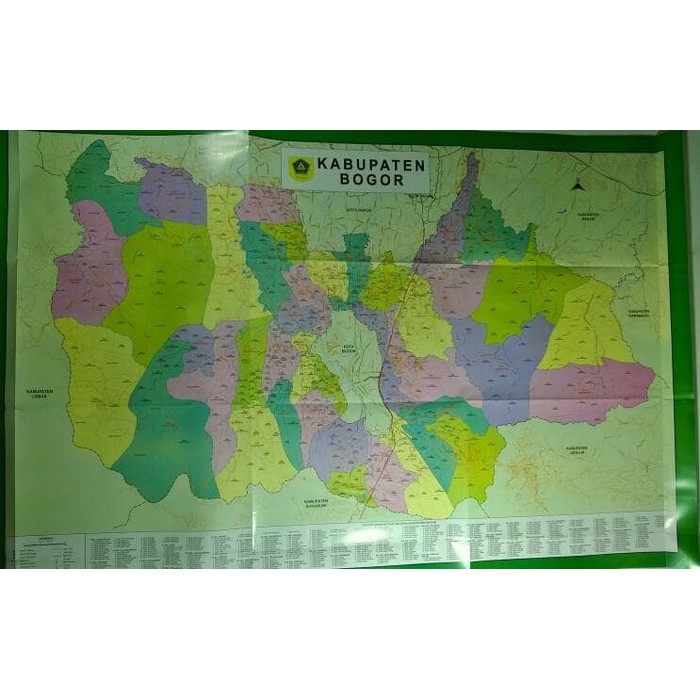 Detail Peta Kabupaten Bogor Nomer 23