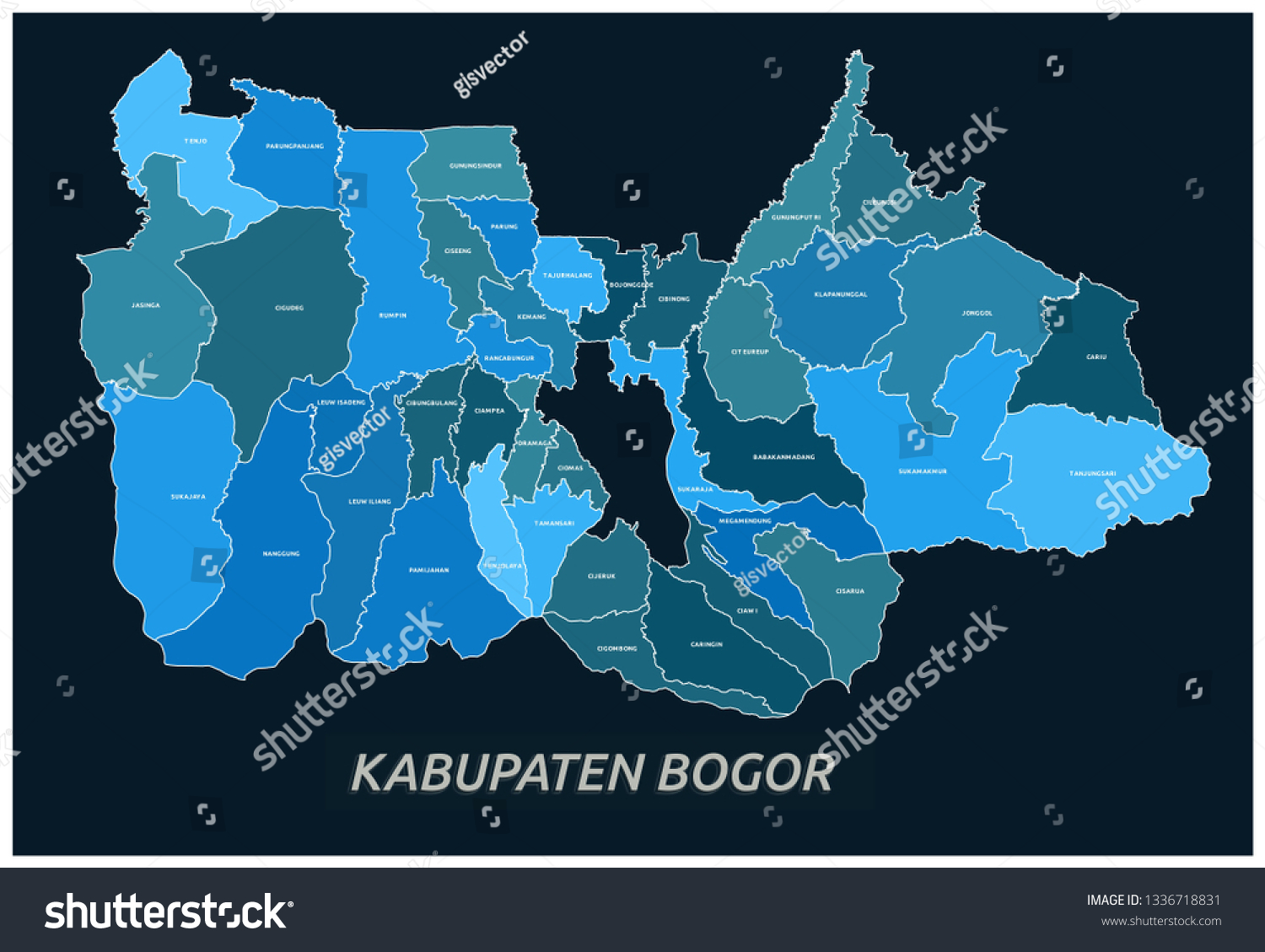 Detail Peta Kabupaten Bogor Nomer 24
