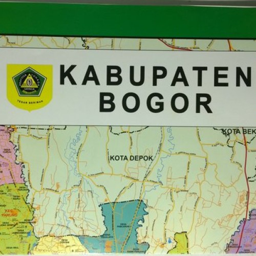 Detail Peta Kabupaten Bogor Nomer 28