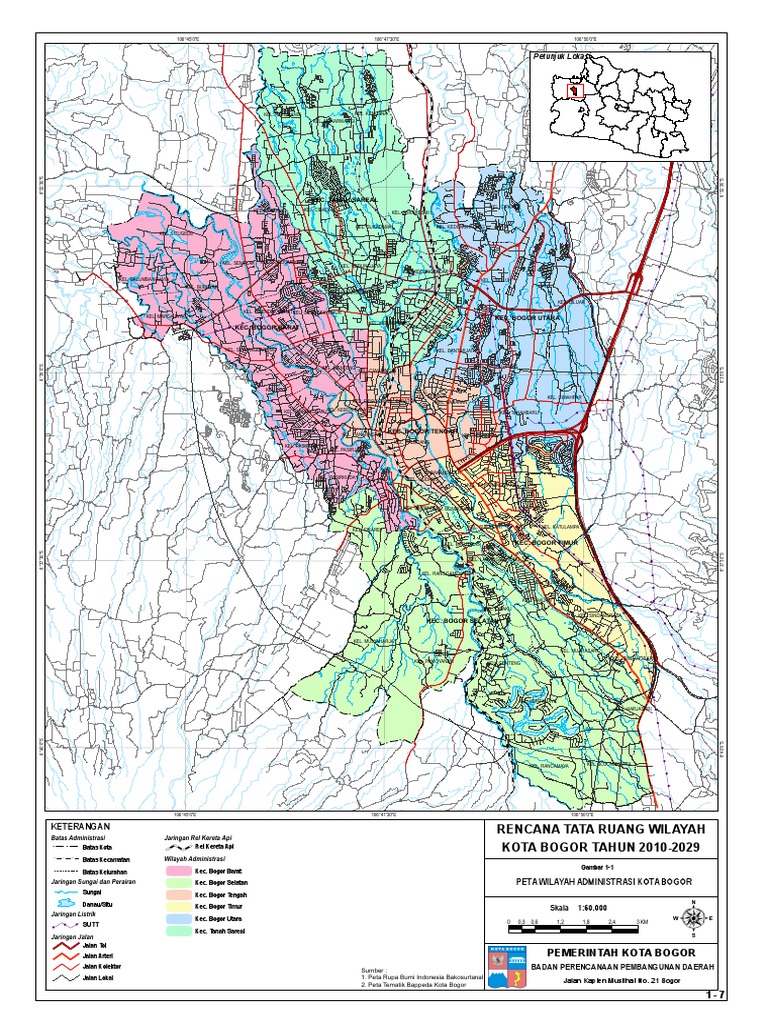 Detail Peta Kabupaten Bogor Nomer 46