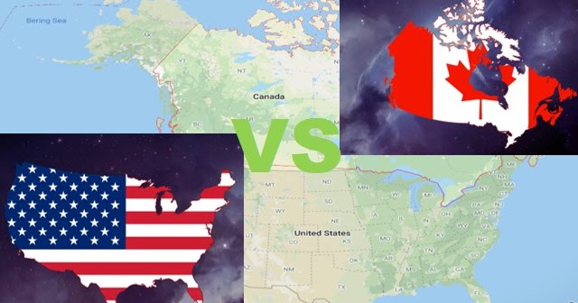 Detail Peta Kanada Dan Amerika Serikat Nomer 24