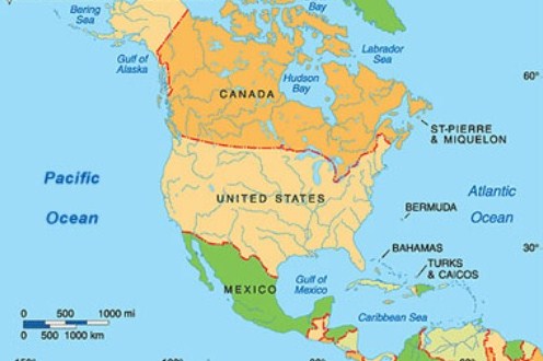 Detail Peta Kanada Dan Amerika Serikat Nomer 9