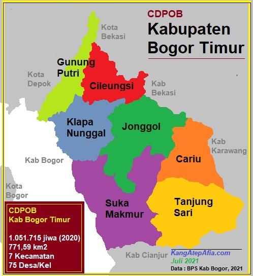 Detail Peta Kecamatan Gunung Putri Nomer 21