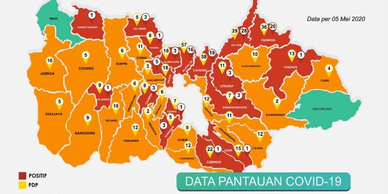 Detail Peta Kecamatan Kabupaten Bogor Nomer 11