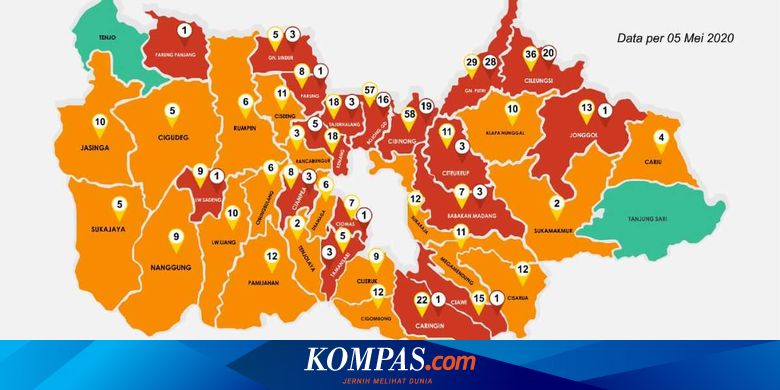 Detail Peta Kecamatan Kabupaten Bogor Nomer 48