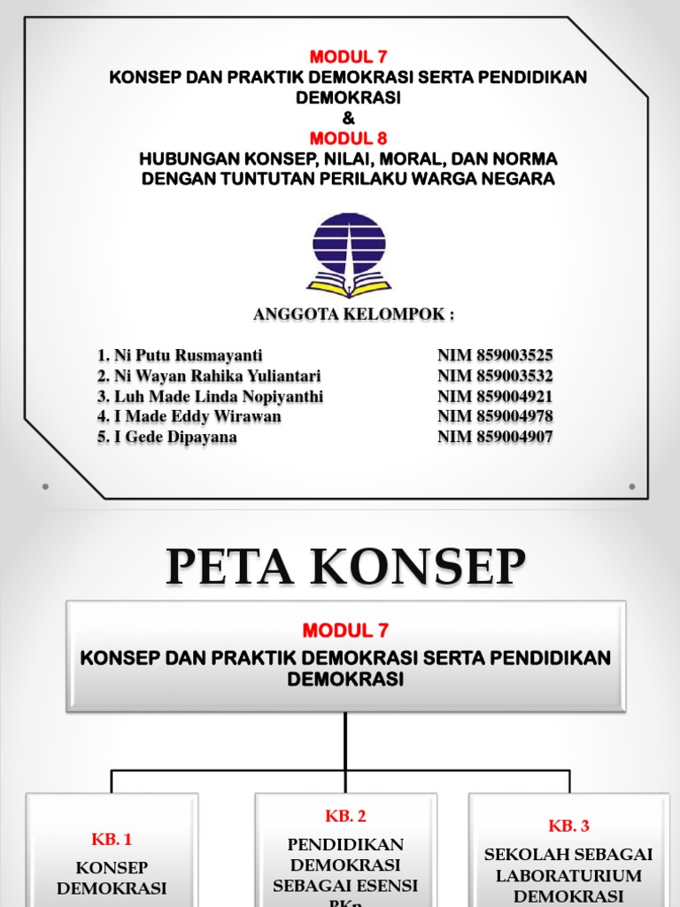 Detail Peta Konsep Demokrasi Nomer 12