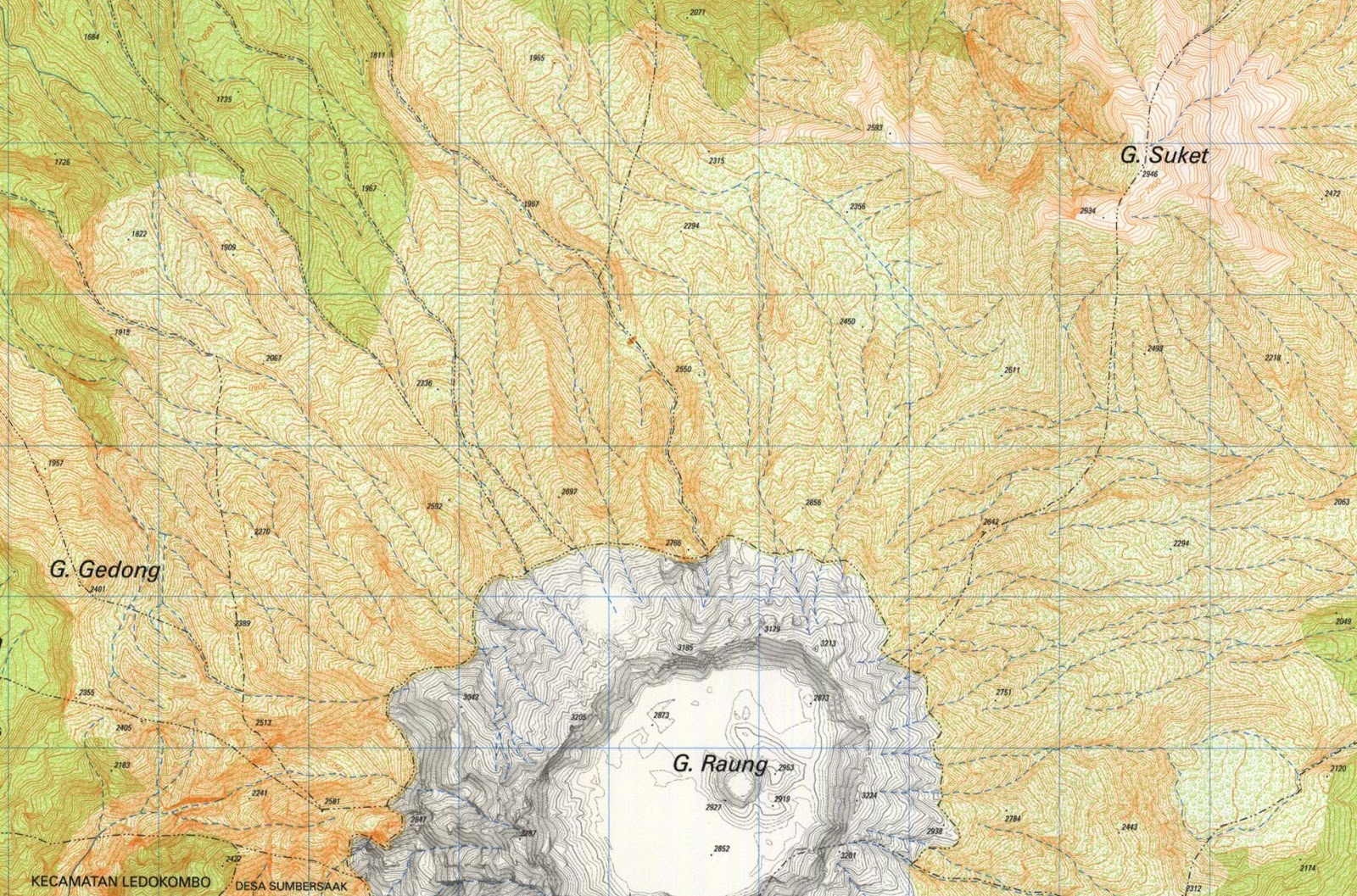Detail Peta Kontur Gunung Bromo Nomer 10