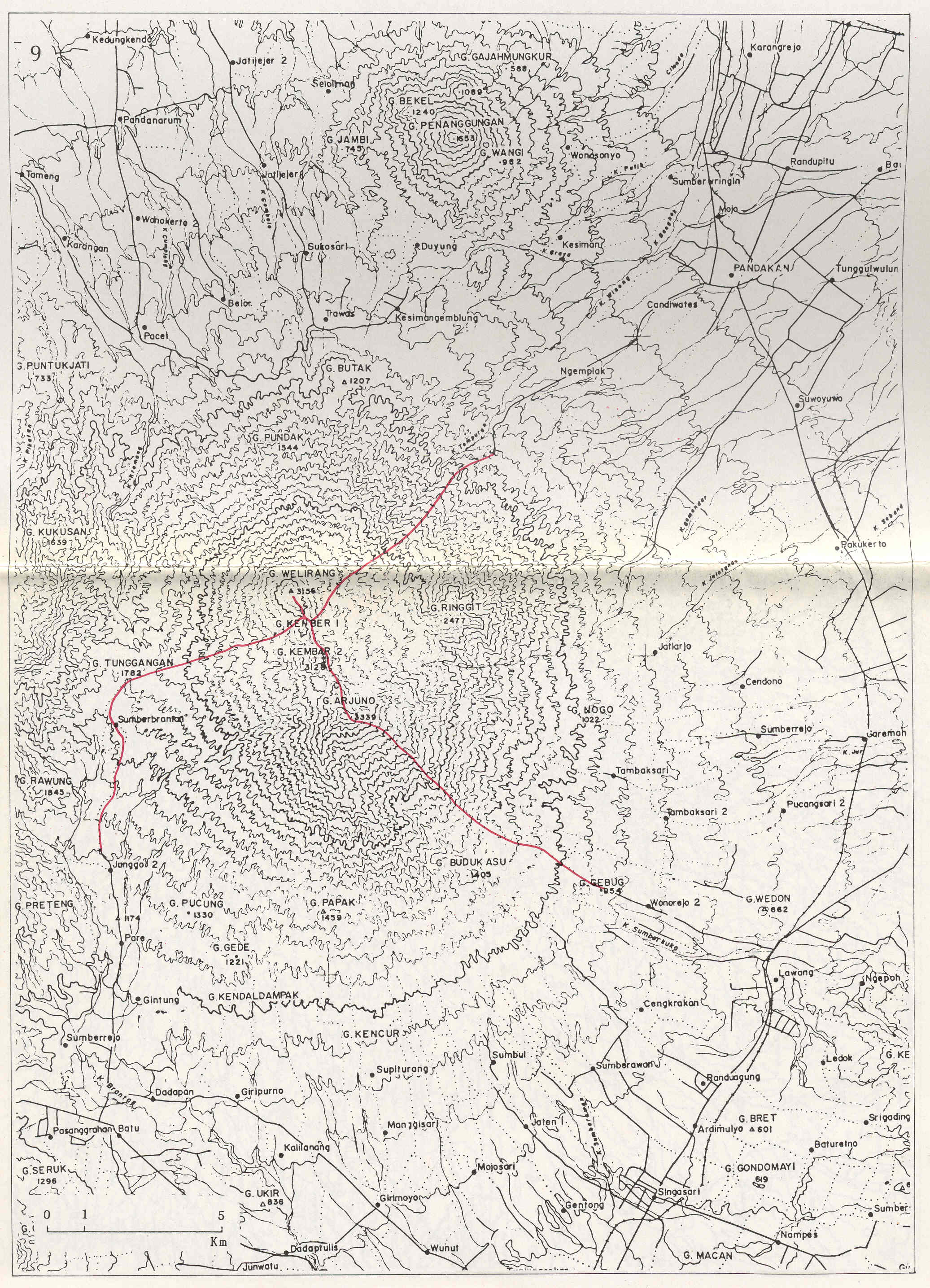 Detail Peta Kontur Gunung Bromo Nomer 14