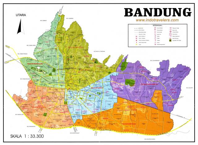 Peta Kota Bandung Peta Digital - KibrisPDR