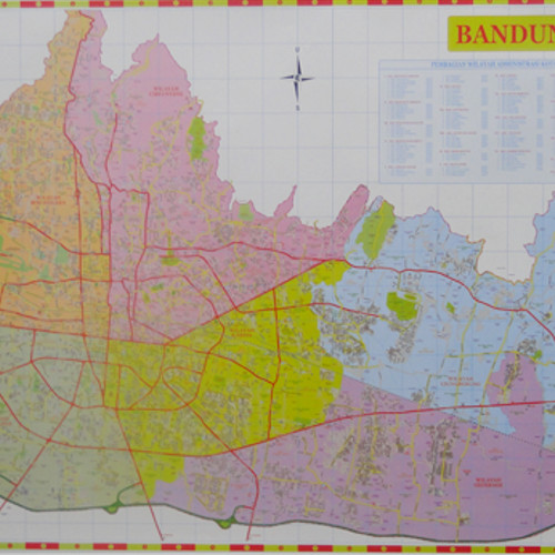 Detail Peta Kota Bandung Peta Digital Nomer 16