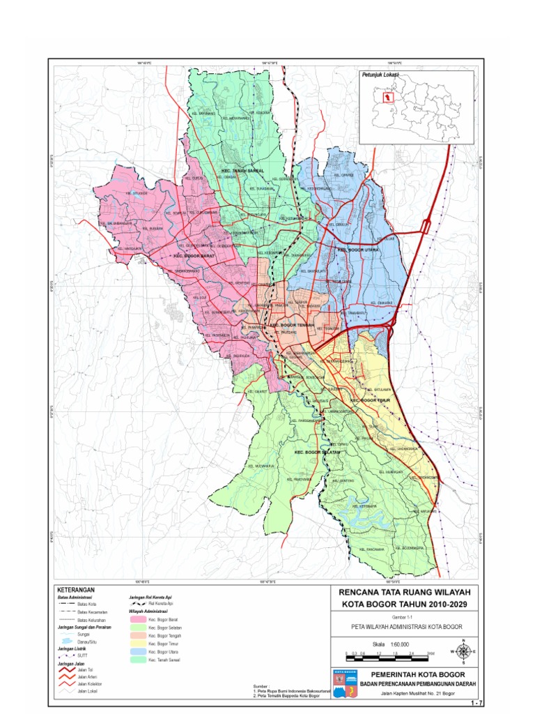 Detail Peta Kota Bogor Hd Nomer 6