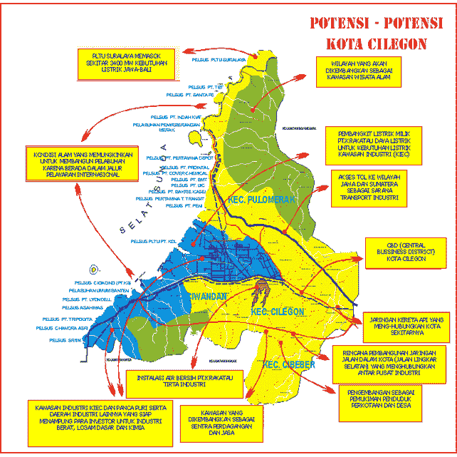 Detail Peta Kota Cilegon Nomer 12