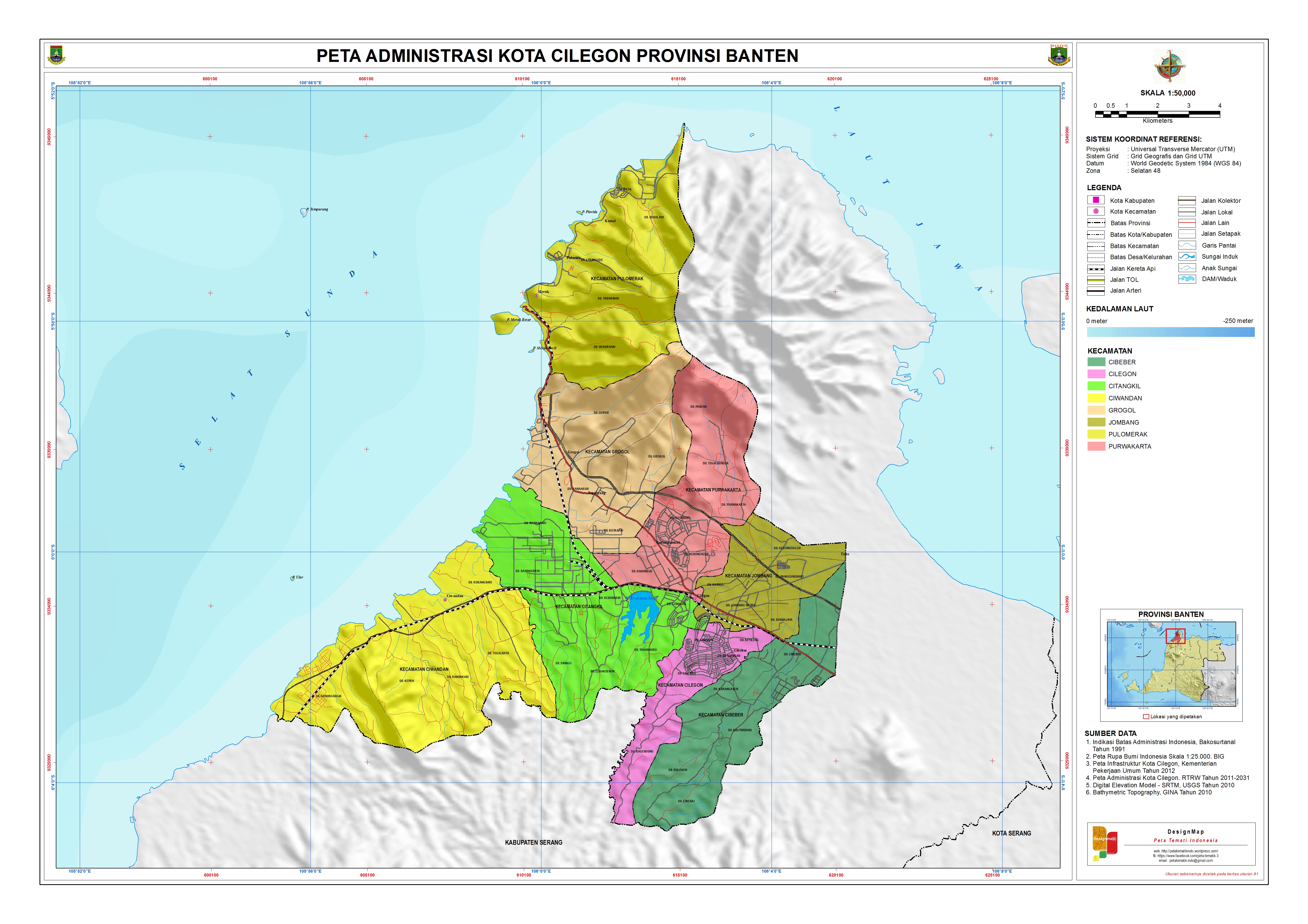 Detail Peta Kota Cilegon Nomer 3