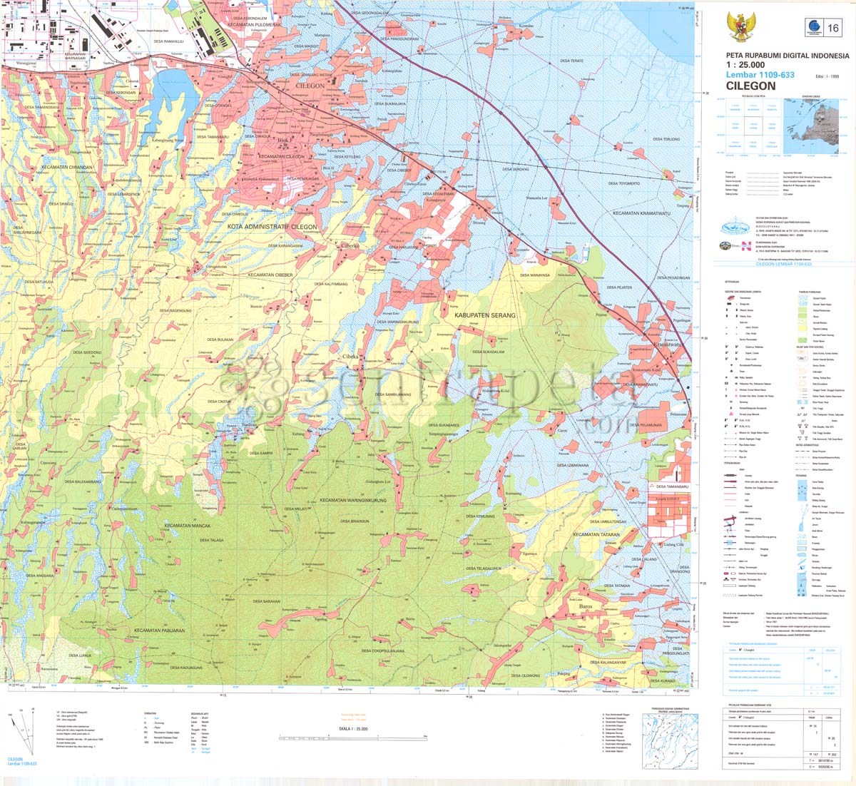Detail Peta Kota Cilegon Nomer 37
