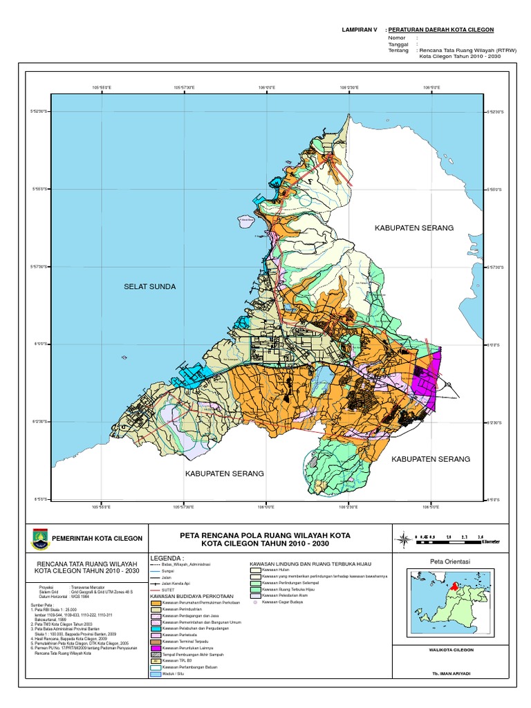 Detail Peta Kota Cilegon Nomer 43