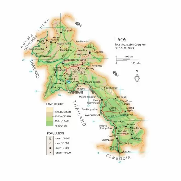 Detail Peta Laos Di Atlas Nomer 41