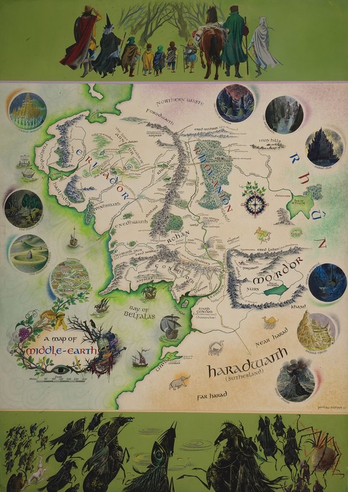 Detail Peta Lord Of The Rings Nomer 6