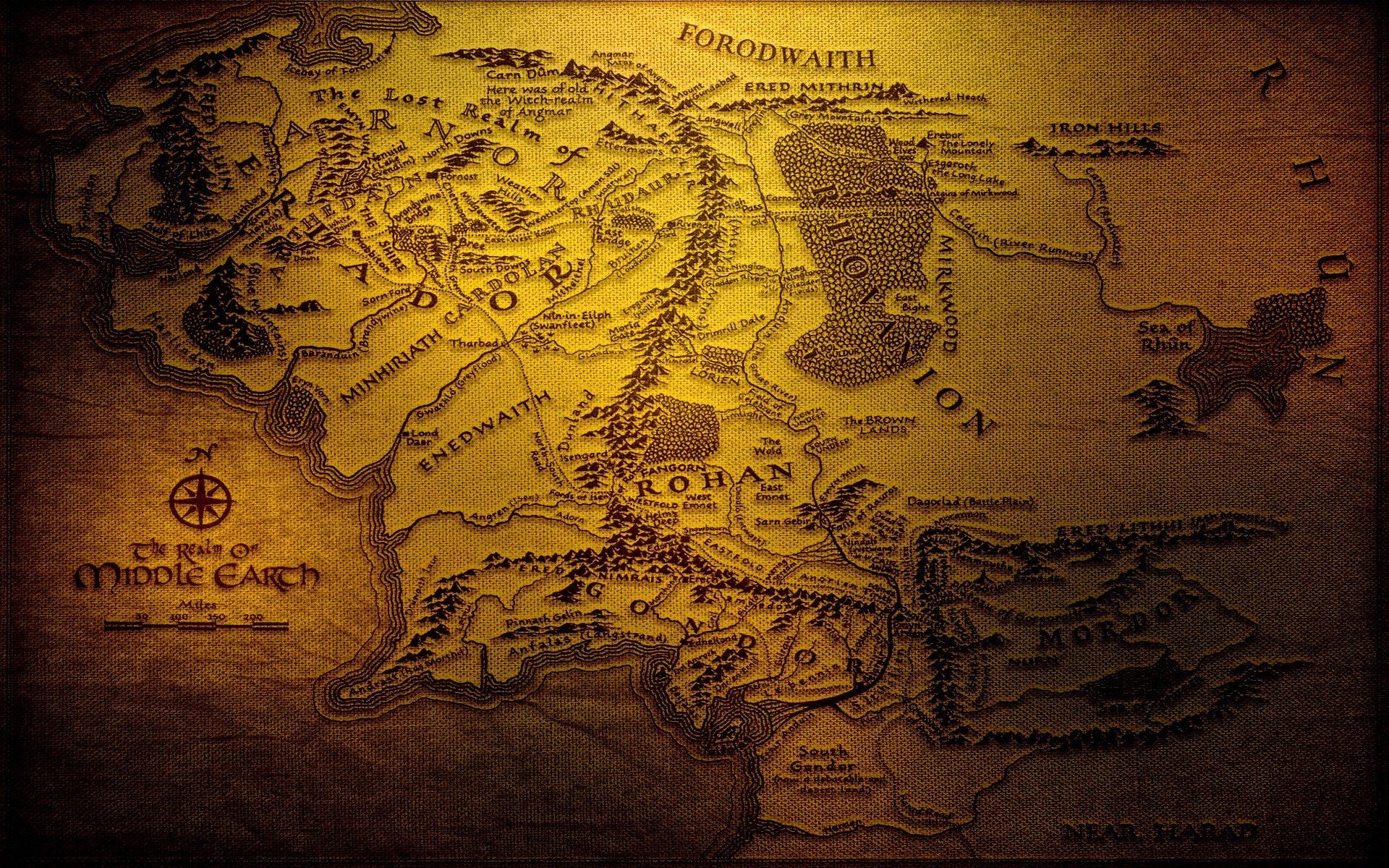 Detail Peta Middle Earth Nomer 12