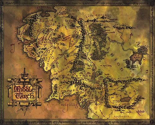 Detail Peta Middle Earth Nomer 17