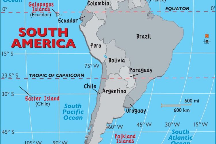 Detail Peta Negara Amerika Selatan Nomer 42