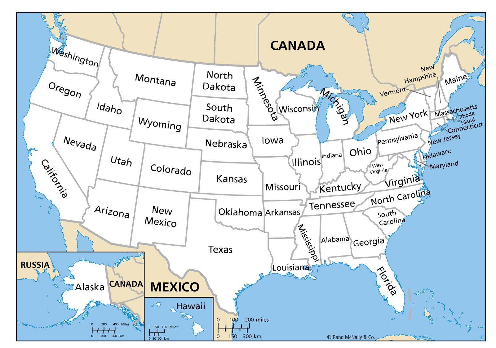 Detail Peta Negara Amerika Serikat Nomer 15