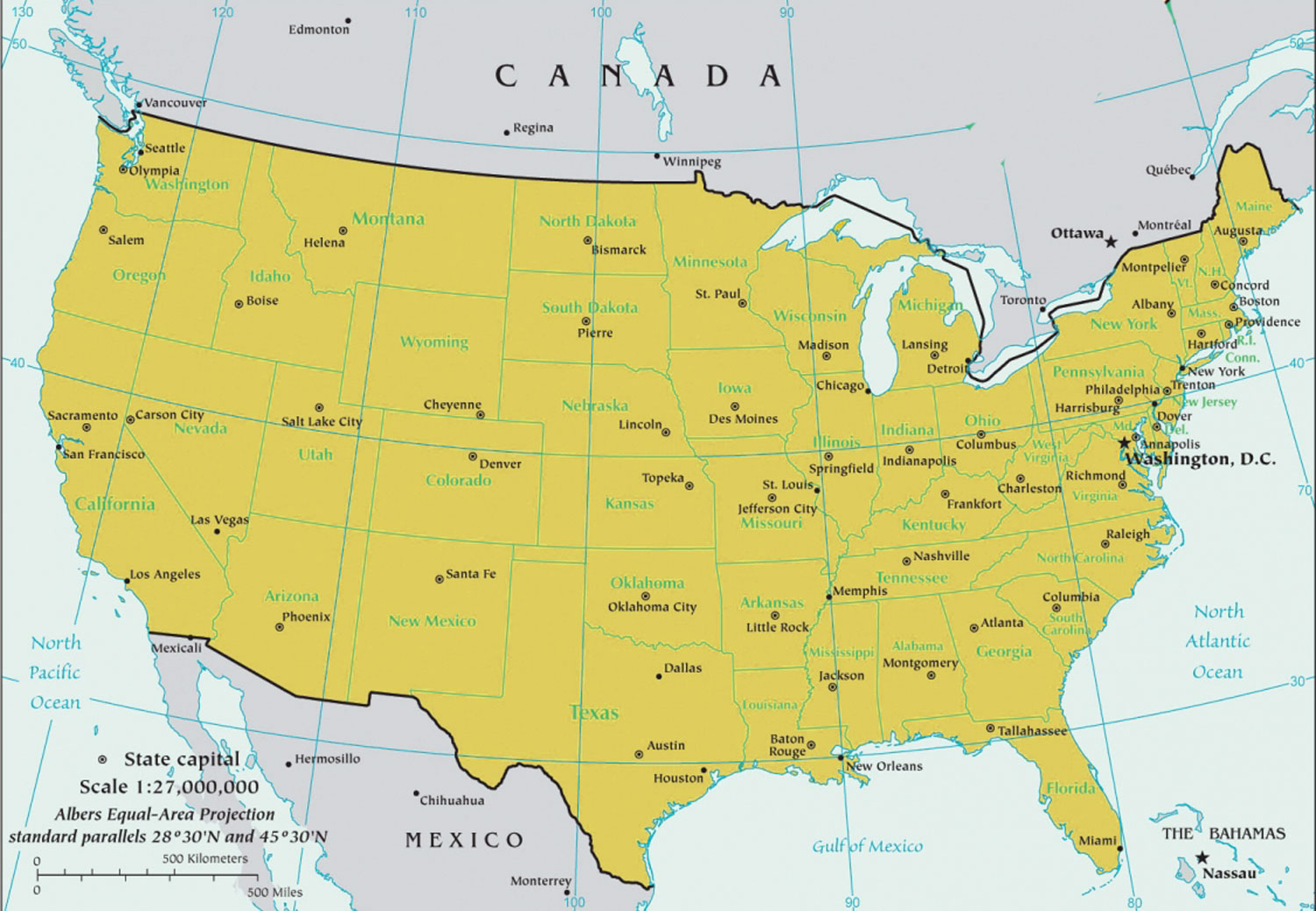 Detail Peta Negara Amerika Serikat Nomer 30