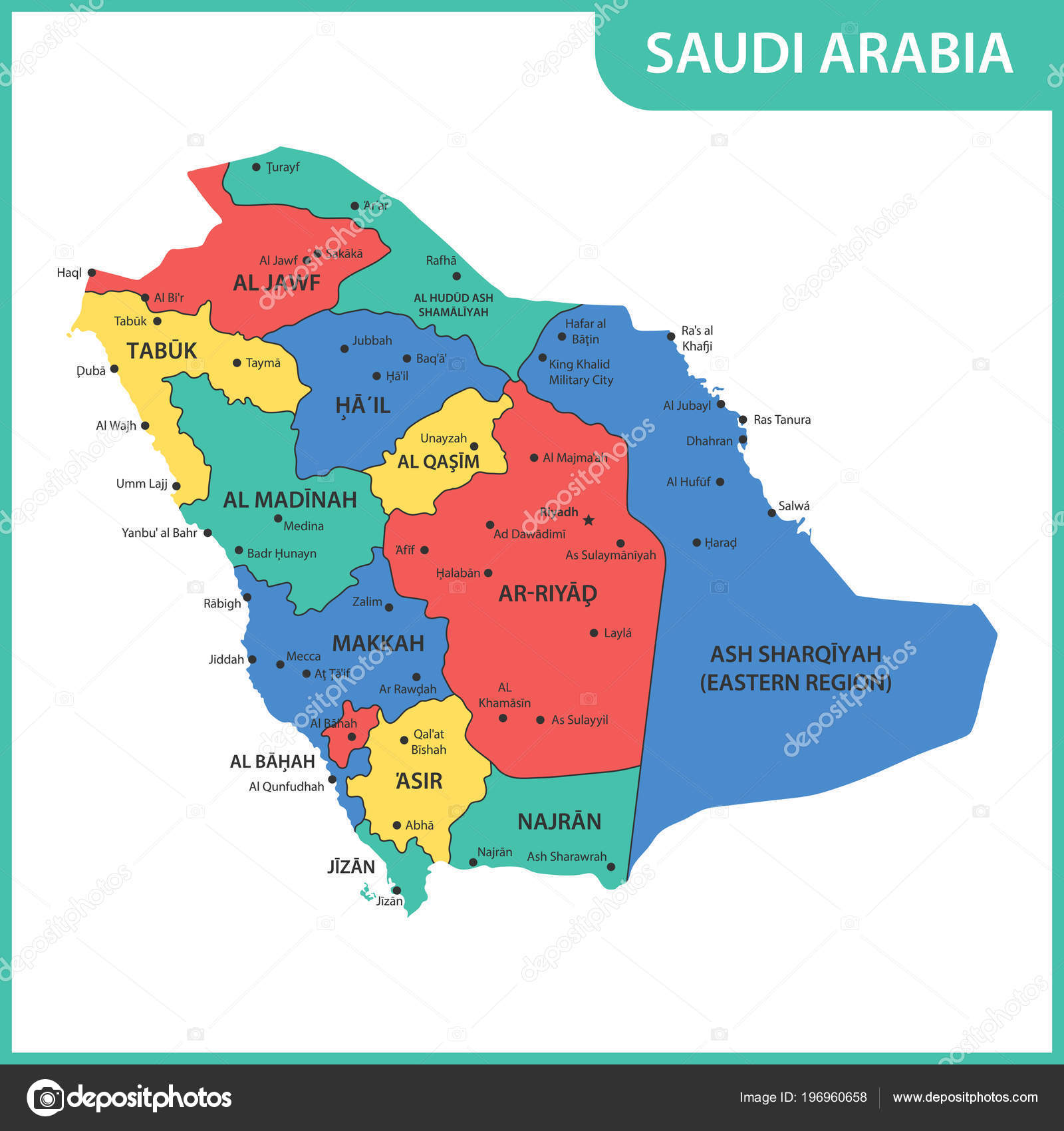 Detail Peta Negara Arab Saudi Nomer 12