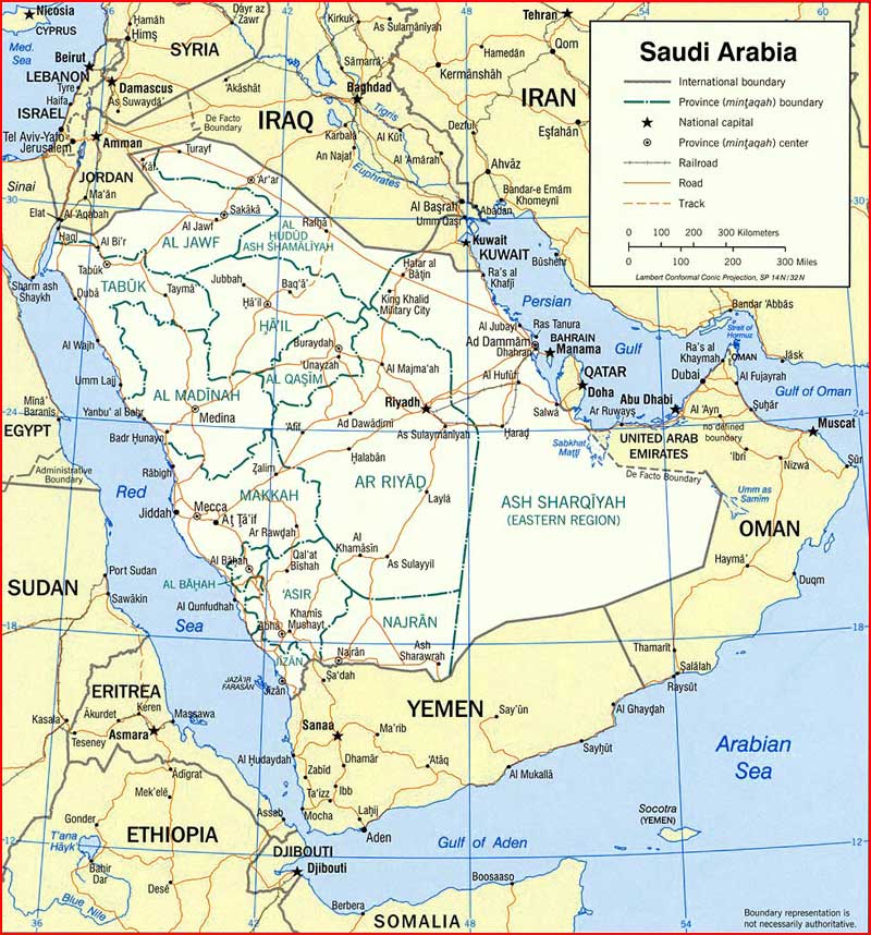 Detail Peta Negara Arab Saudi Nomer 3