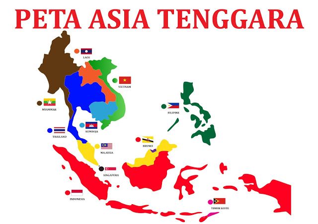 Detail Peta Negara Asia Nomer 6