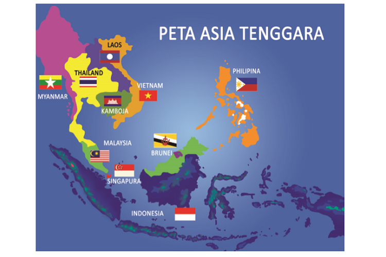 Detail Peta Negara Asia Nomer 8