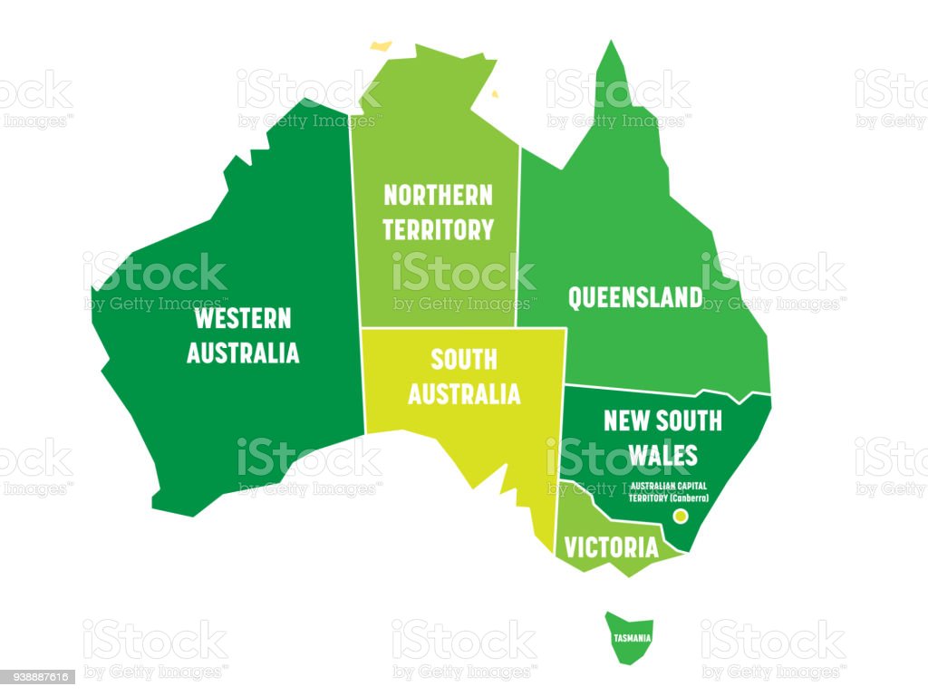 Detail Peta Negara Australia Nomer 14
