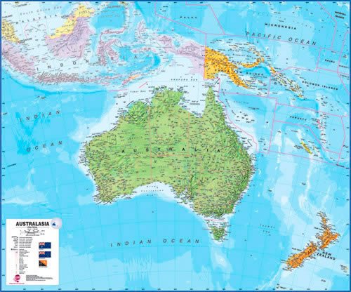 Detail Peta Negara Australia Nomer 22