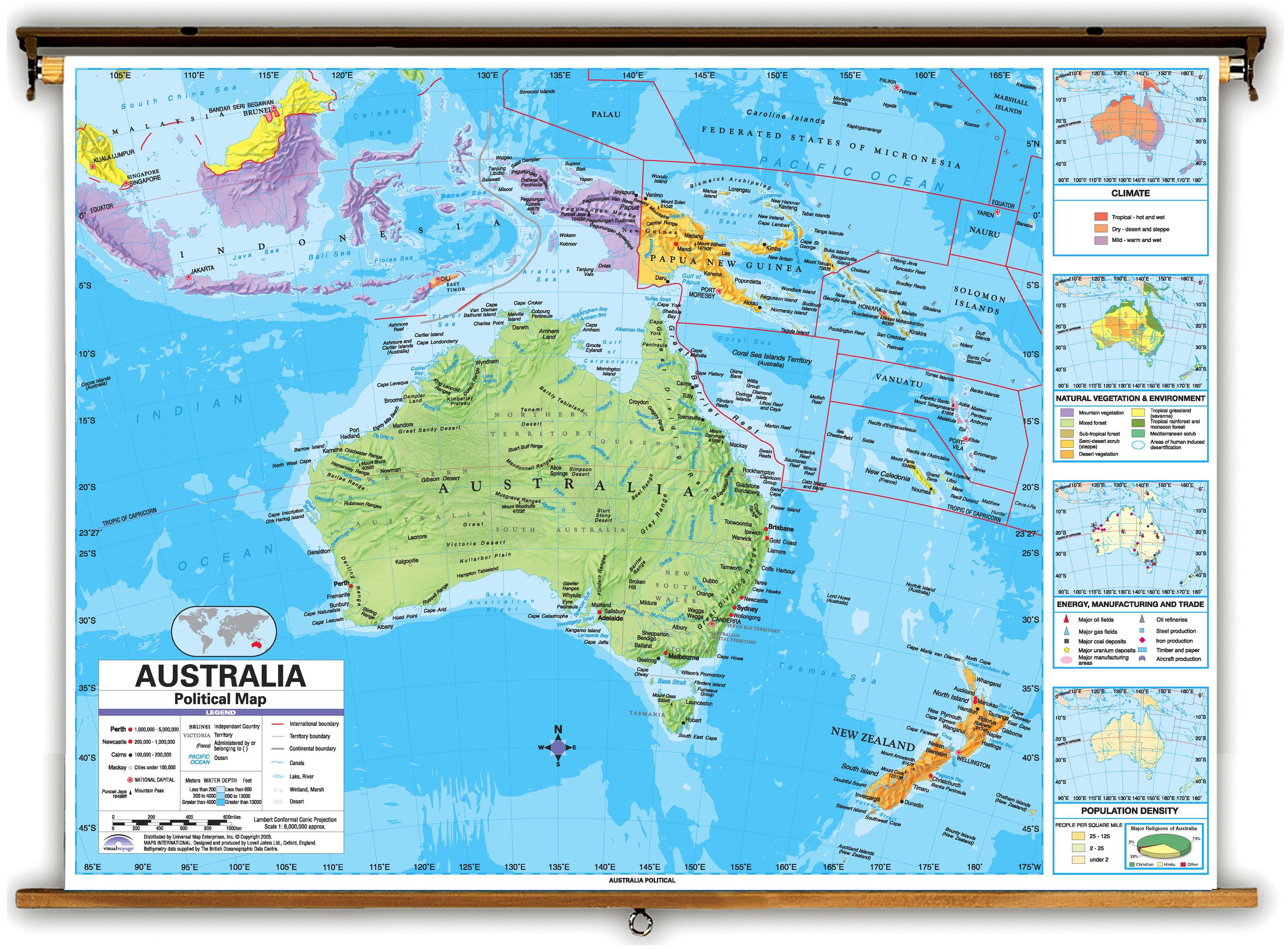 Detail Peta Negara Australia Nomer 27