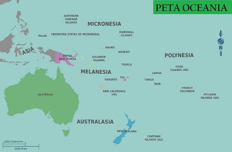 Detail Peta Negara Australia Nomer 30