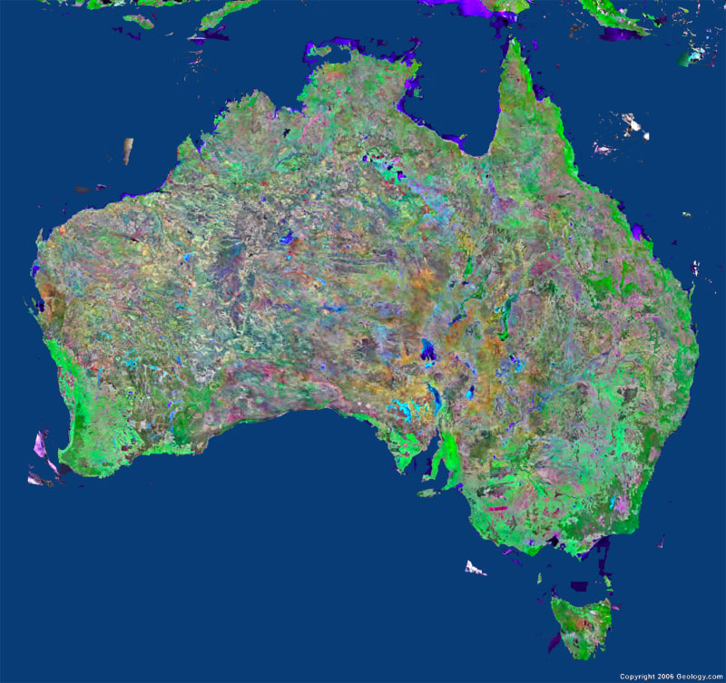 Detail Peta Negara Australia Nomer 45