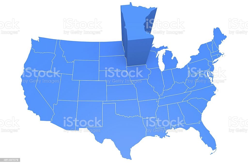 Detail Peta Negara Bagian Amerika Nomer 20