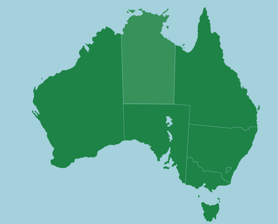 Detail Peta Negara Bagian Australia Nomer 18