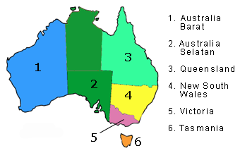 Detail Peta Negara Bagian Australia Nomer 21