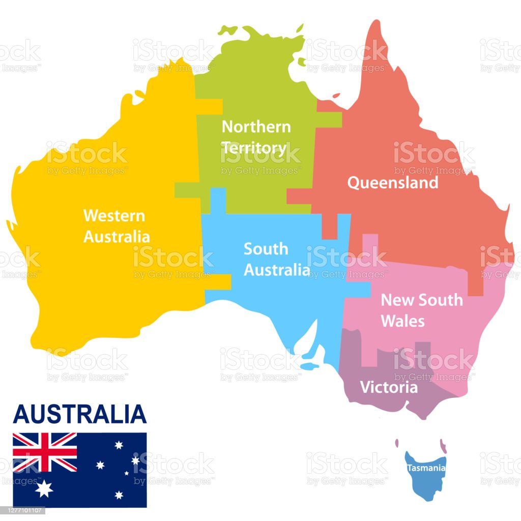 Detail Peta Negara Bagian Australia Nomer 22