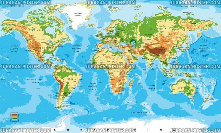 Detail Peta Negara Di Dunia Nomer 11
