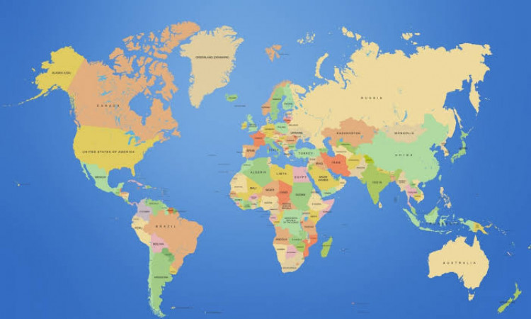 Detail Peta Negara Di Dunia Nomer 19