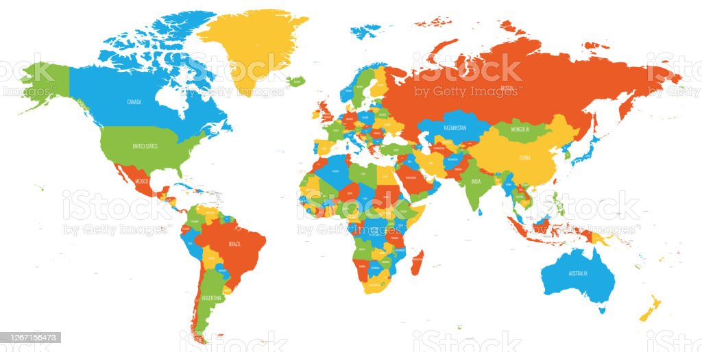 Detail Peta Negara Di Dunia Nomer 21