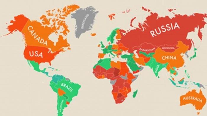 Detail Peta Negara Di Dunia Nomer 30