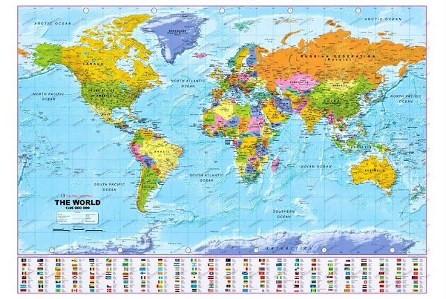Detail Peta Negara Di Dunia Nomer 50