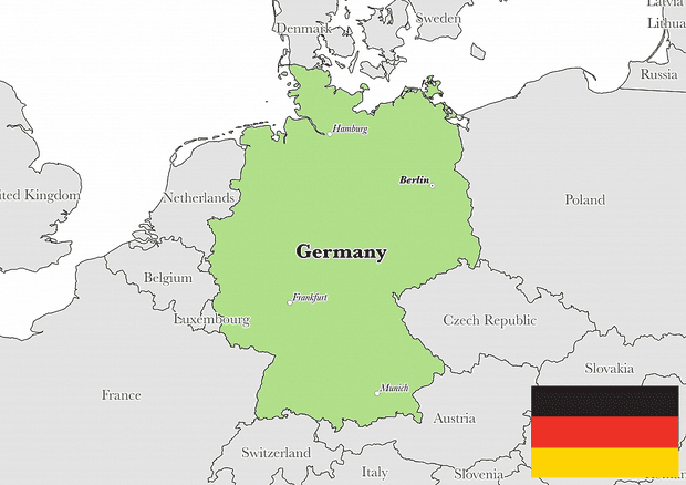 Detail Peta Negara Jerman Nomer 2