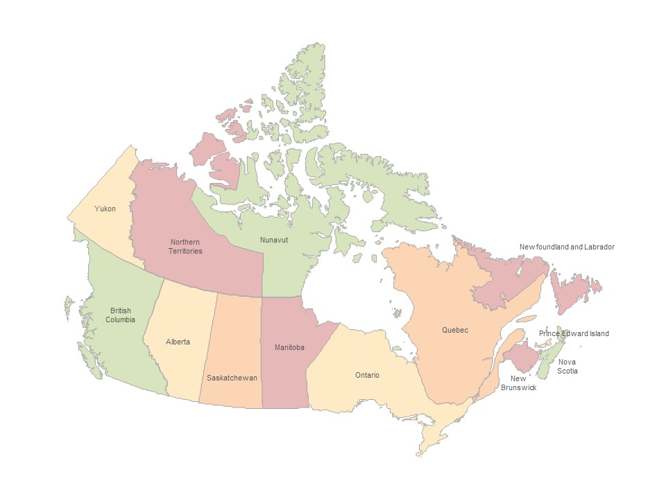 Detail Peta Negara Kanada Nomer 15