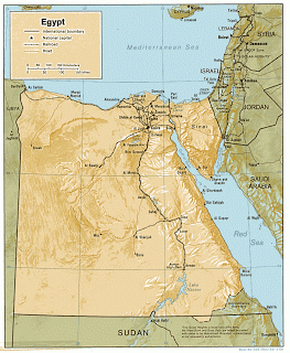 Detail Peta Negara Mesir Nomer 18