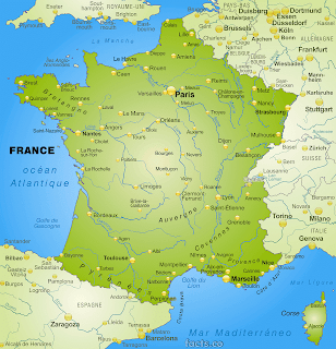 Detail Peta Negara Perancis Nomer 12