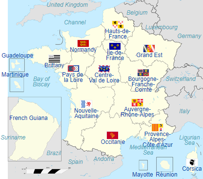 Detail Peta Negara Perancis Nomer 19